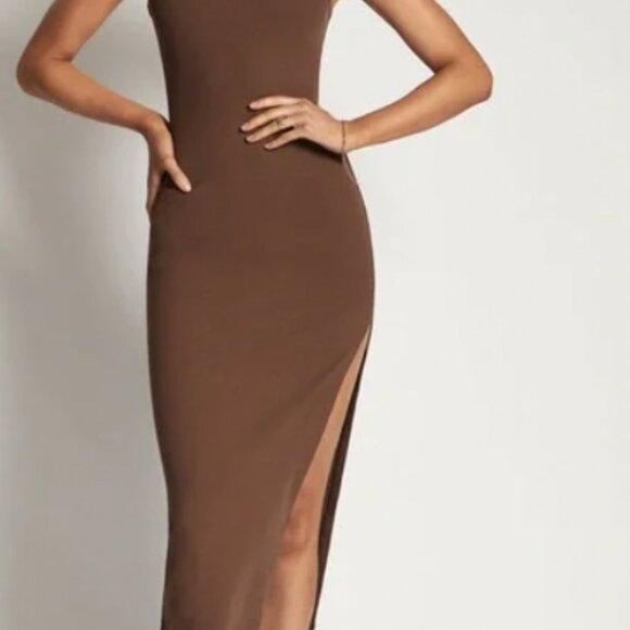 Meshki Viola Ribbed Slit Maxi Tank Dress Size XS - Picture 4 of 9